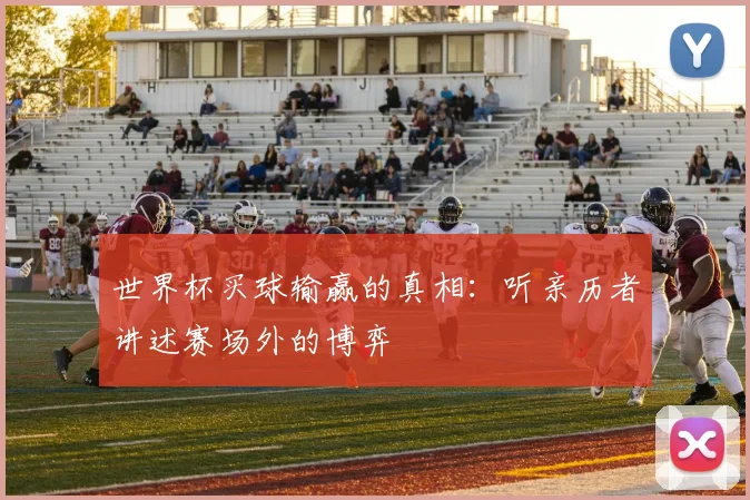 世界杯买球输赢的真相:听亲历者讲述赛场外的博弈