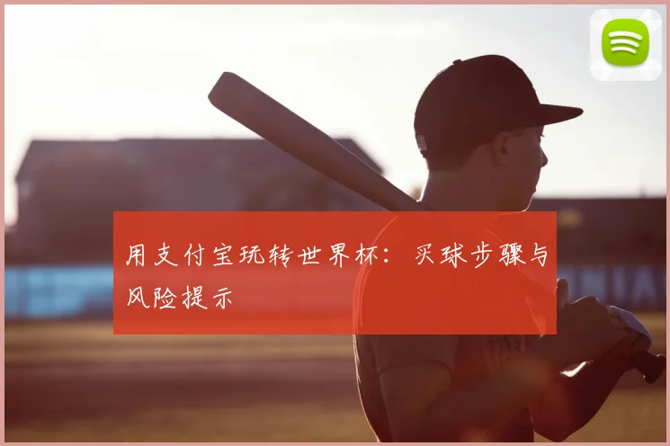 用支付宝玩转世界杯：买球步骤与风险提示